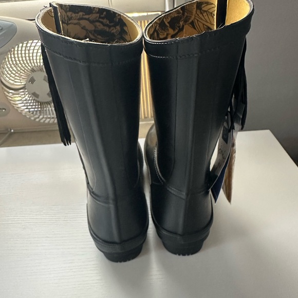 Joules Black Women's Rain boots NWT - Picture 4 of 4